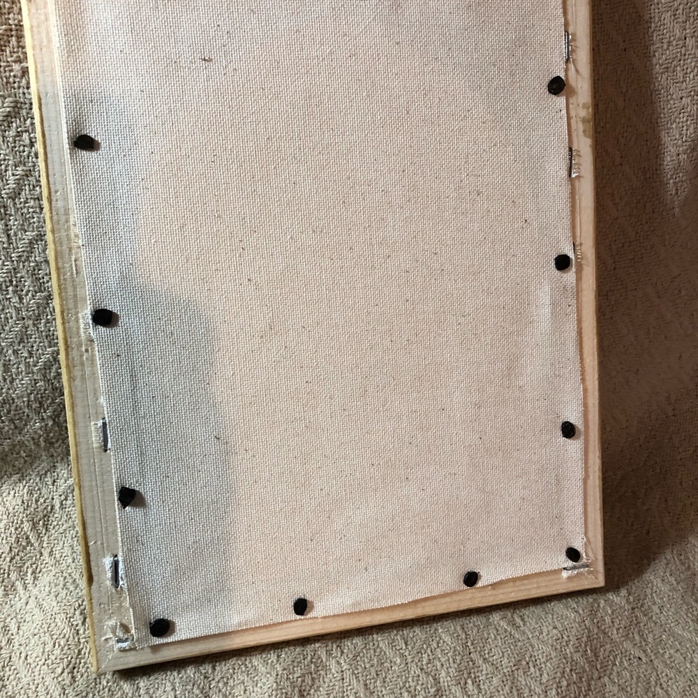 Handmade Reverse Canvas Paper Nativity Scene - Picture 5 of 5
